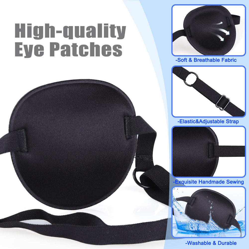 Soft breathable fabric of eye patch