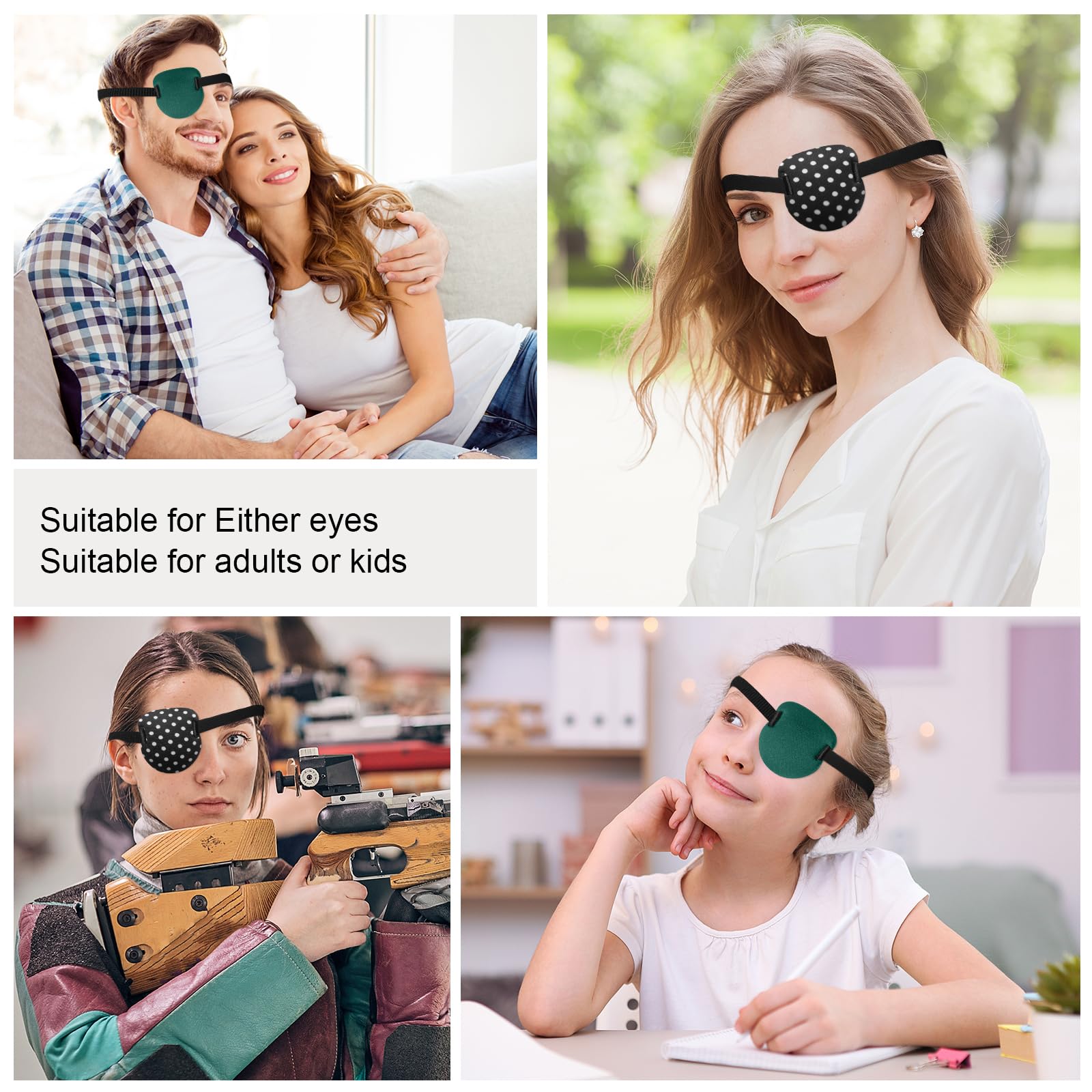 Back detail highlighting 3D groove on the eye patch