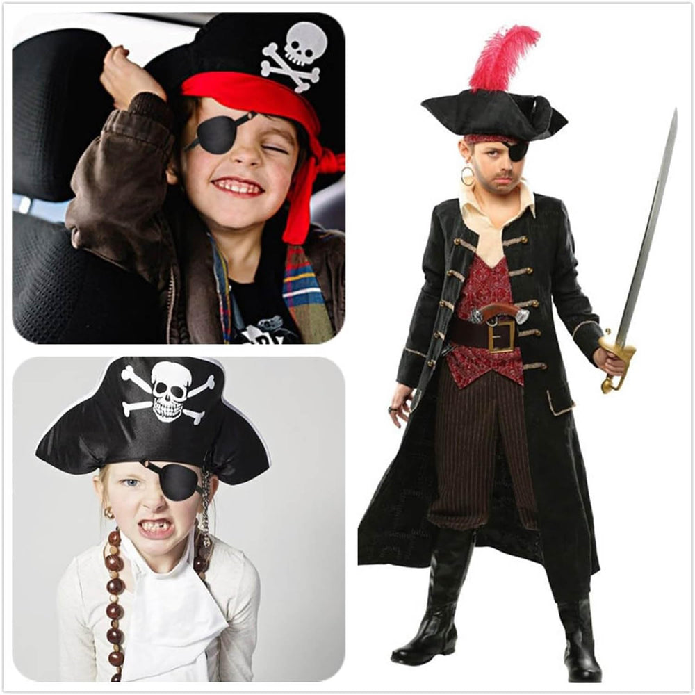 Eye patch being used for pirate costume dress-up