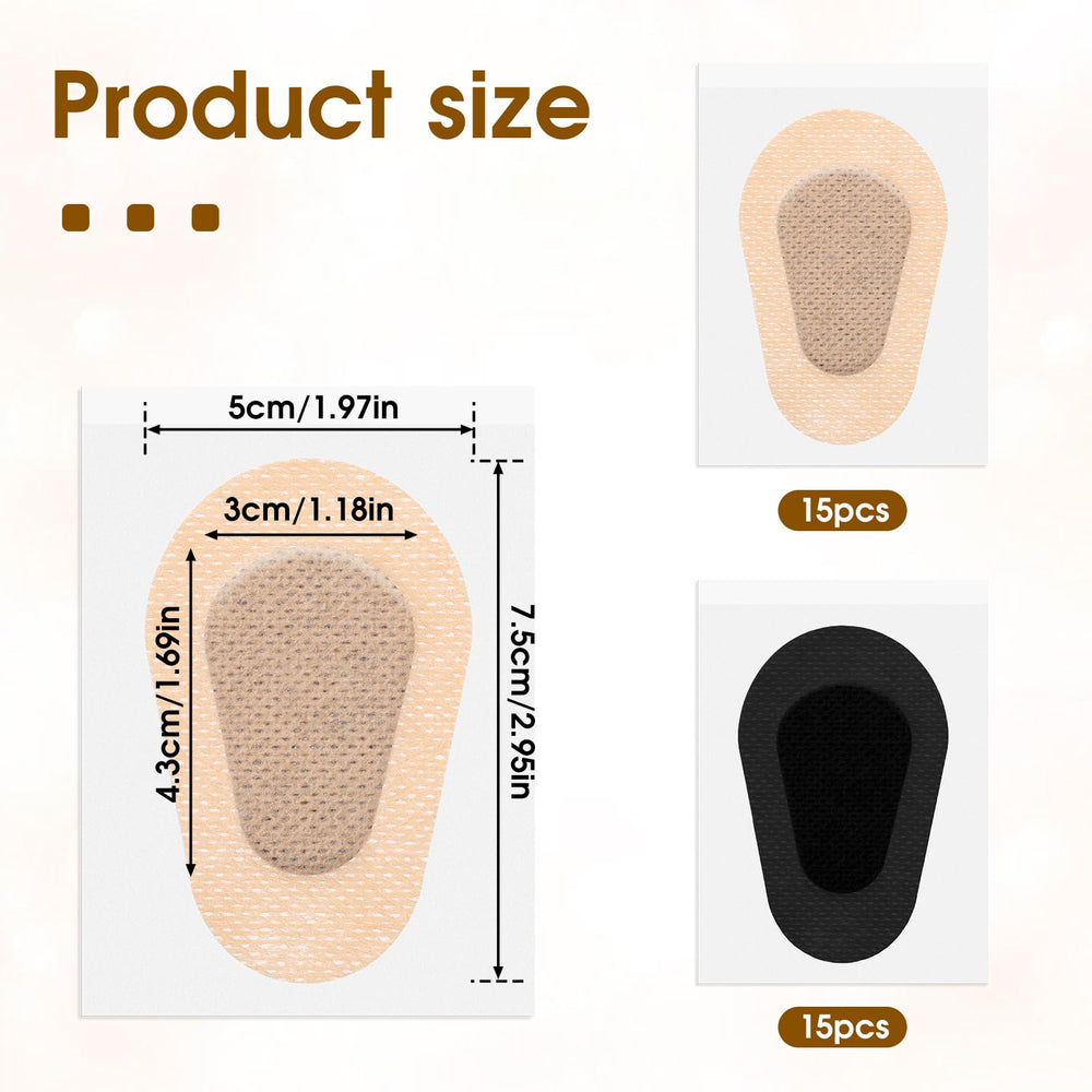 Eye patch showing size of approximately 3 x 2 inches