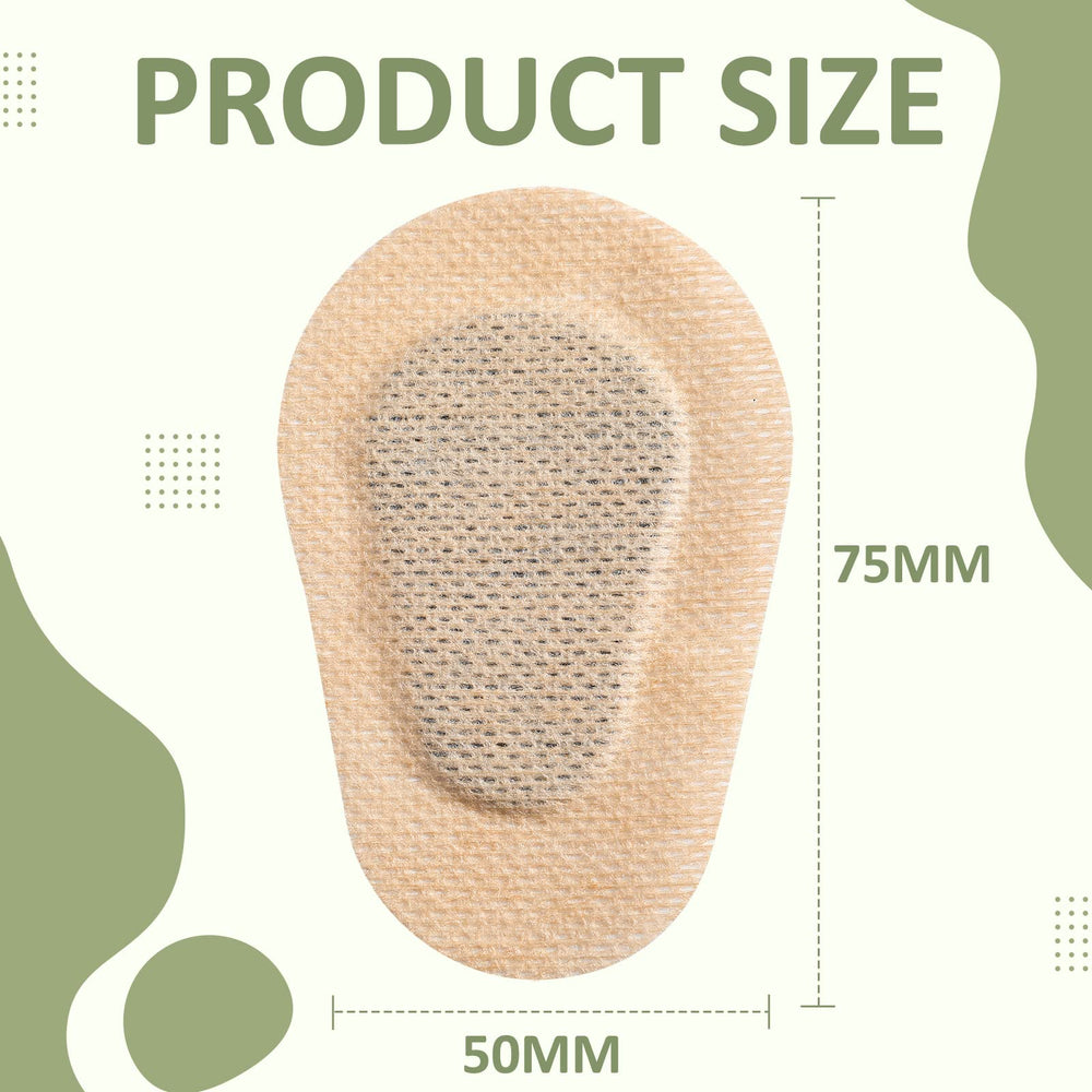 Close-up of non-woven cotton material used in eye patches