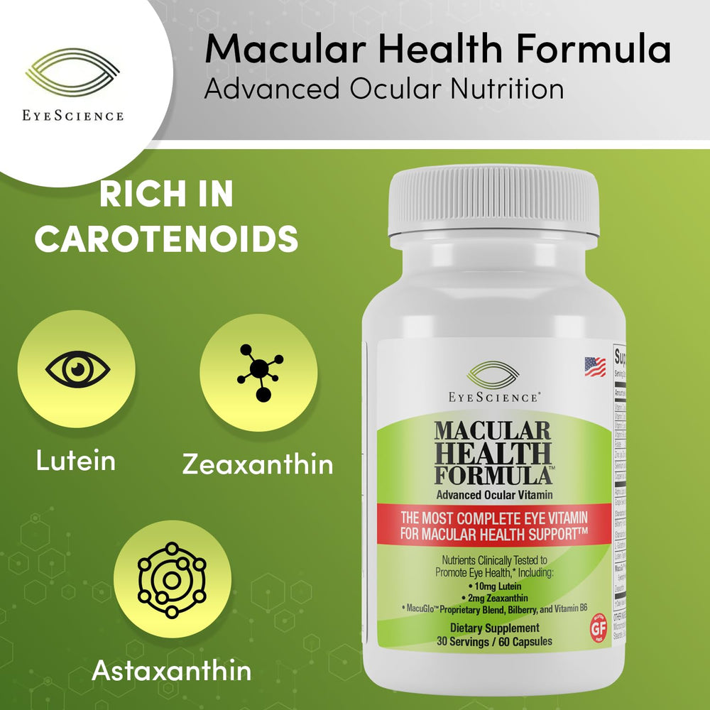Capsules and dosage information for EyeScience formula