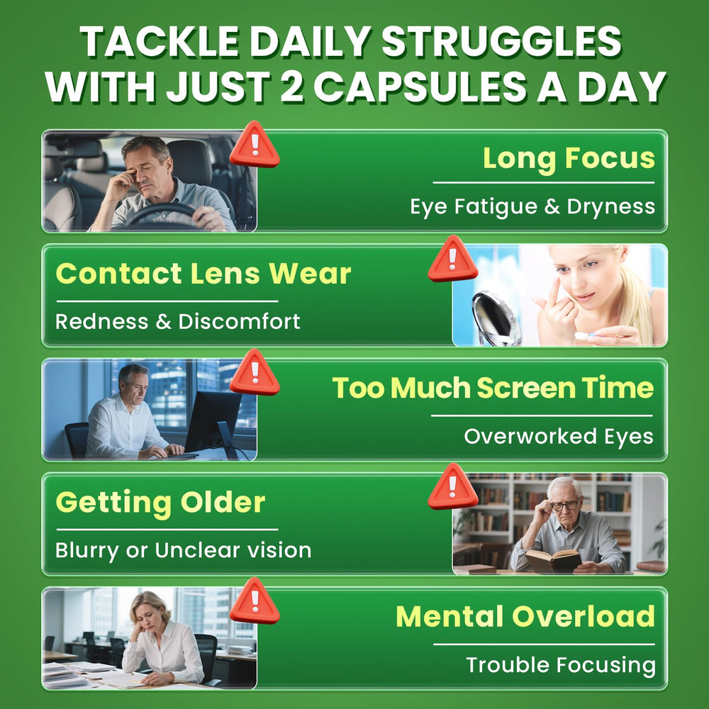 Vitamins and minerals for eye health and immune support (zinc and copper)