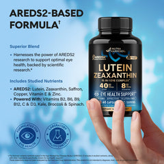 Saffron, Copper, Zinc and other nutrients in eye vitamin complex