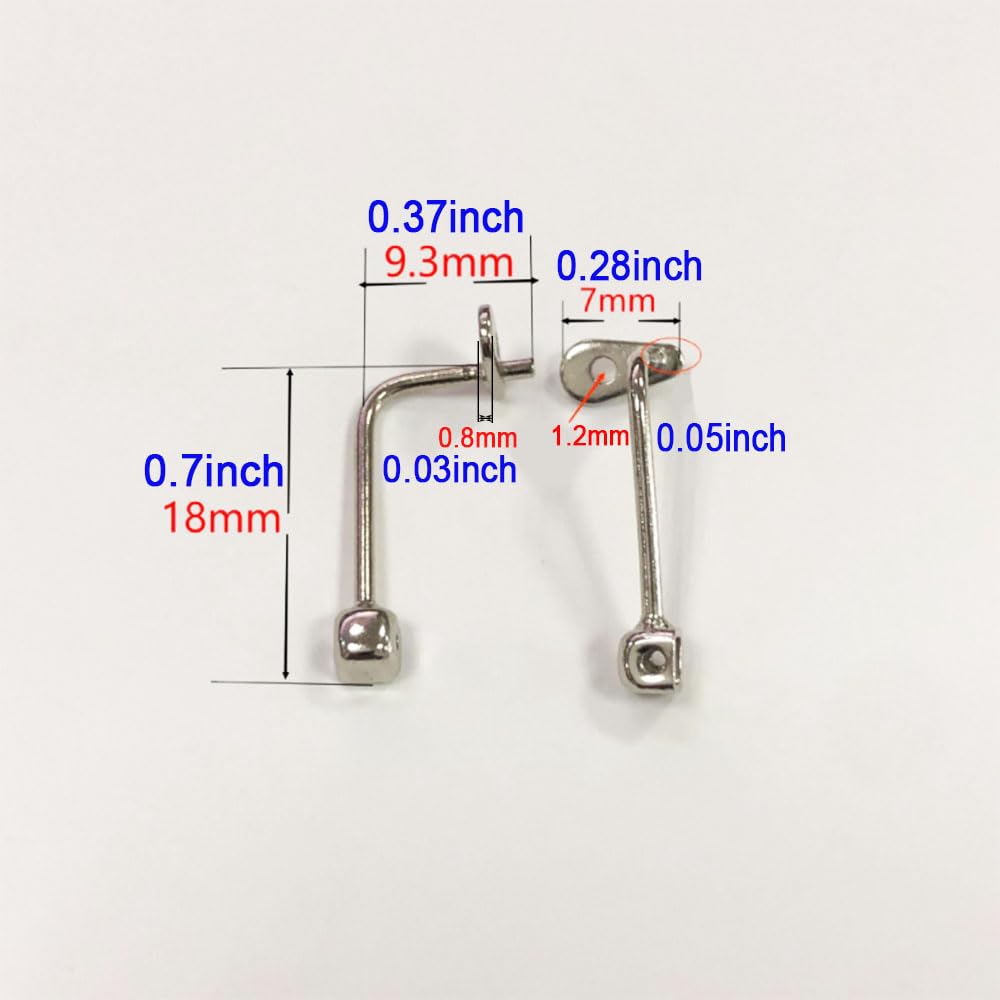Close-up of easy installation of nose pad arm onto glasses