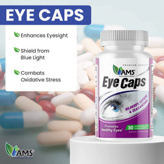 EyeCaps vision support ingredients including lutein and zeaxanthin