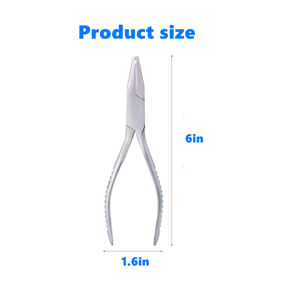Eyeglass adjustment forceps tool with stainless steel jaws
