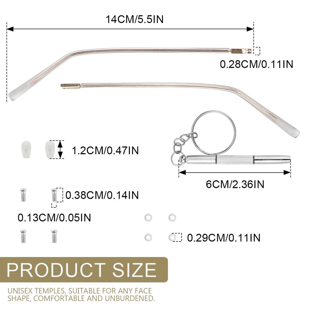 Clear translucent leg detail of replacement arm
