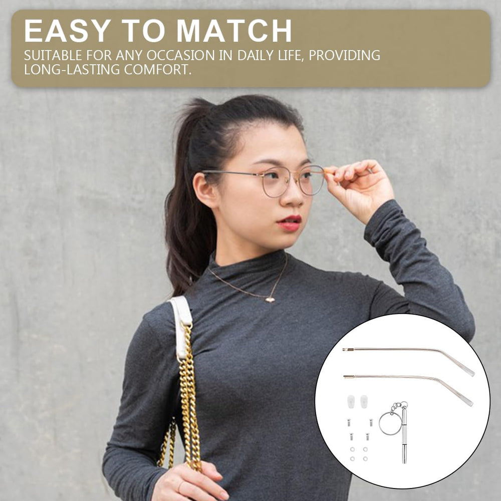 Compatible with metal, plastic, and mixed-frame eyeglasses