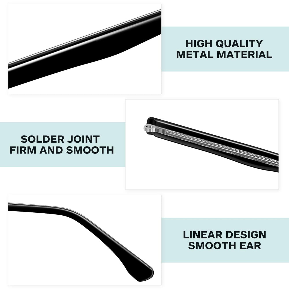 Easy-install eyeglass temple replacement arm