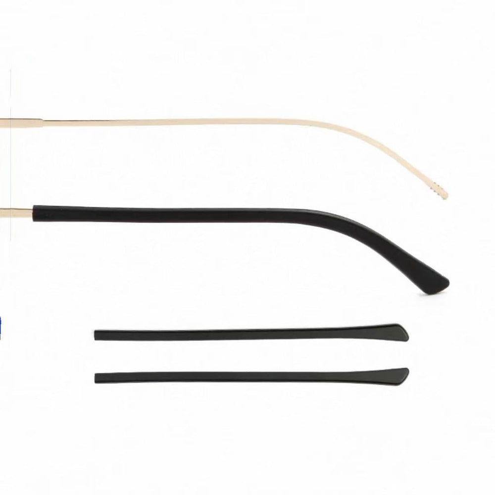 Anti-slip silicone ear sock and temple tip for glasses