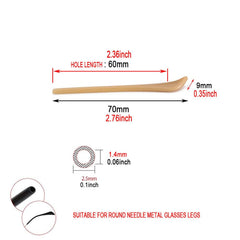 End tip inner hole diameter 2.5x1.4 mm