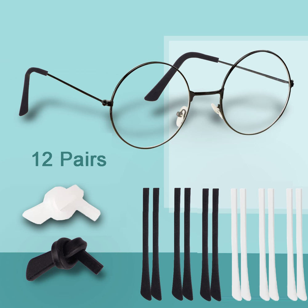 White silicone eyeglass end tip for thin wire frames – pair 3