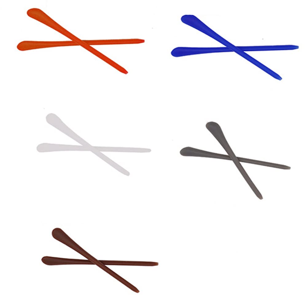 Red silicone eyeglass end tip - anti-slip