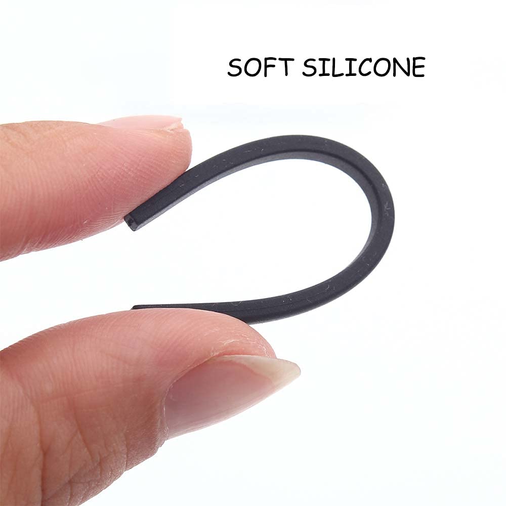 Replacement end tips for MYKITA glasses – black silicone