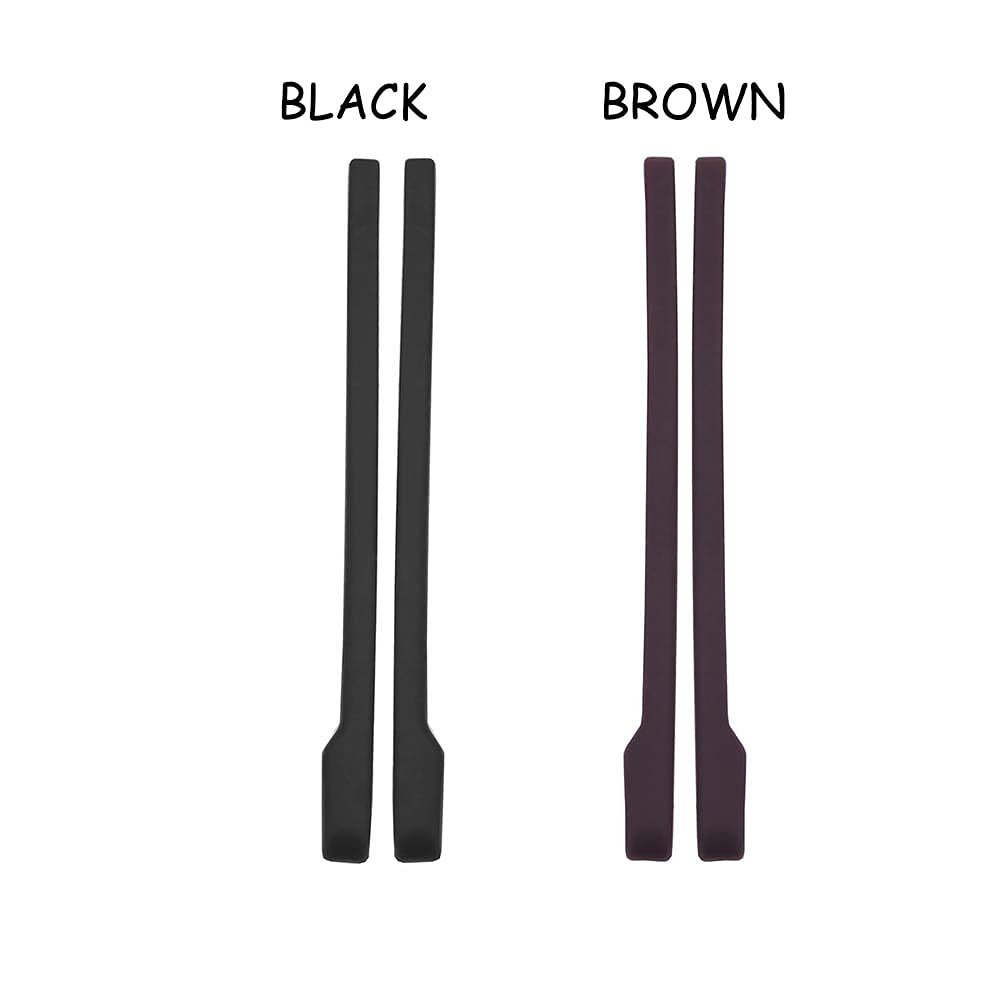 1 pair black silicone ear socks for MYKITA glasses