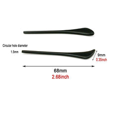 Packaging showing 2 pairs of eyeglass end tips