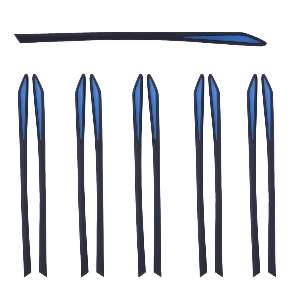 Close up of silicone eyeglass end tips for flat metal temples