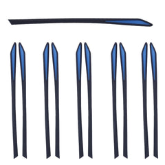 Close up of silicone eyeglass end tips for flat metal temples