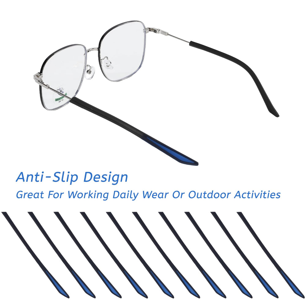 Easy installation of silicone eyeglass ends onto temple