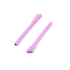 Close-up of QYAJS eyeglass end tips ear sock pieces tube anti-slip silicone