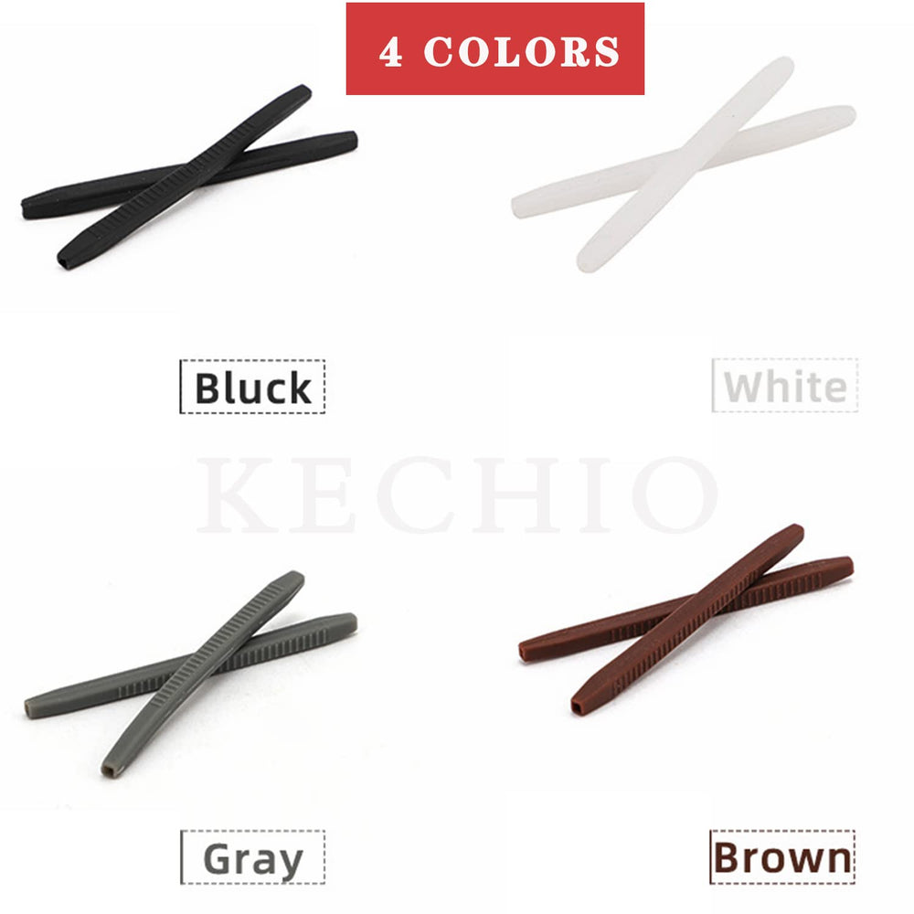 Six replacement tips included for secure wear