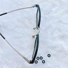 Eyeglass frame grips for hinge tension