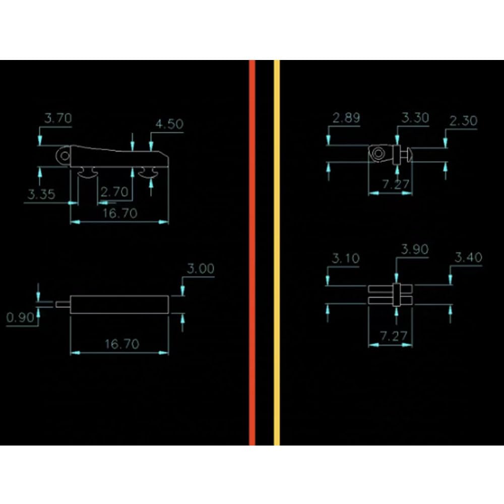 Replacement hinges and screws for eyeglasses