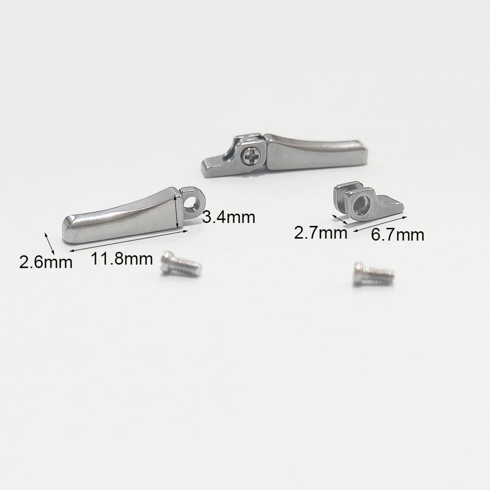 Replacement screws and hinge pair for glasses