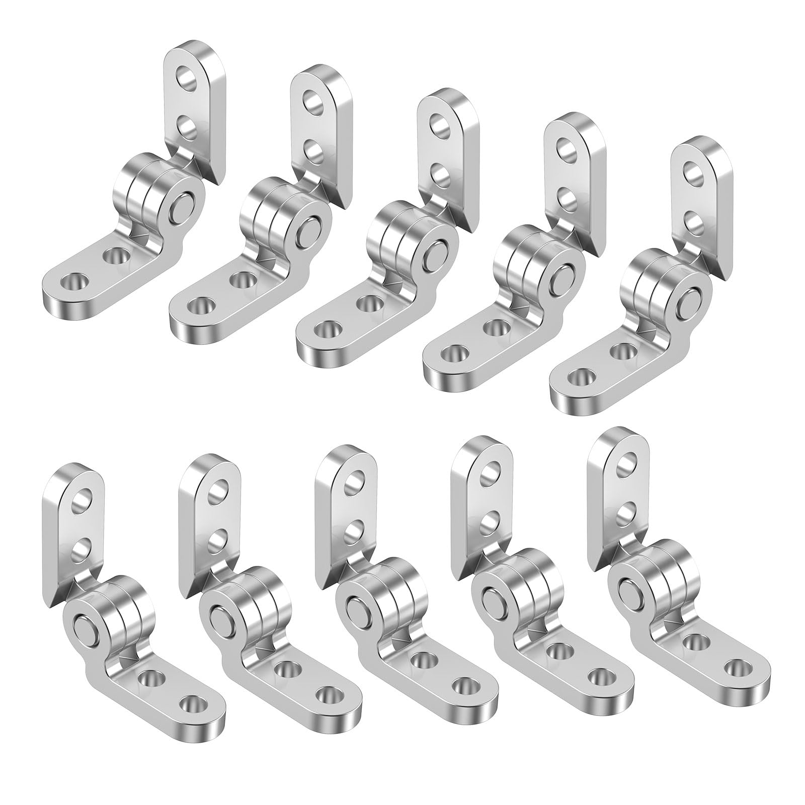 10 left and 10 right stainless steel eyeglass hinges kit
