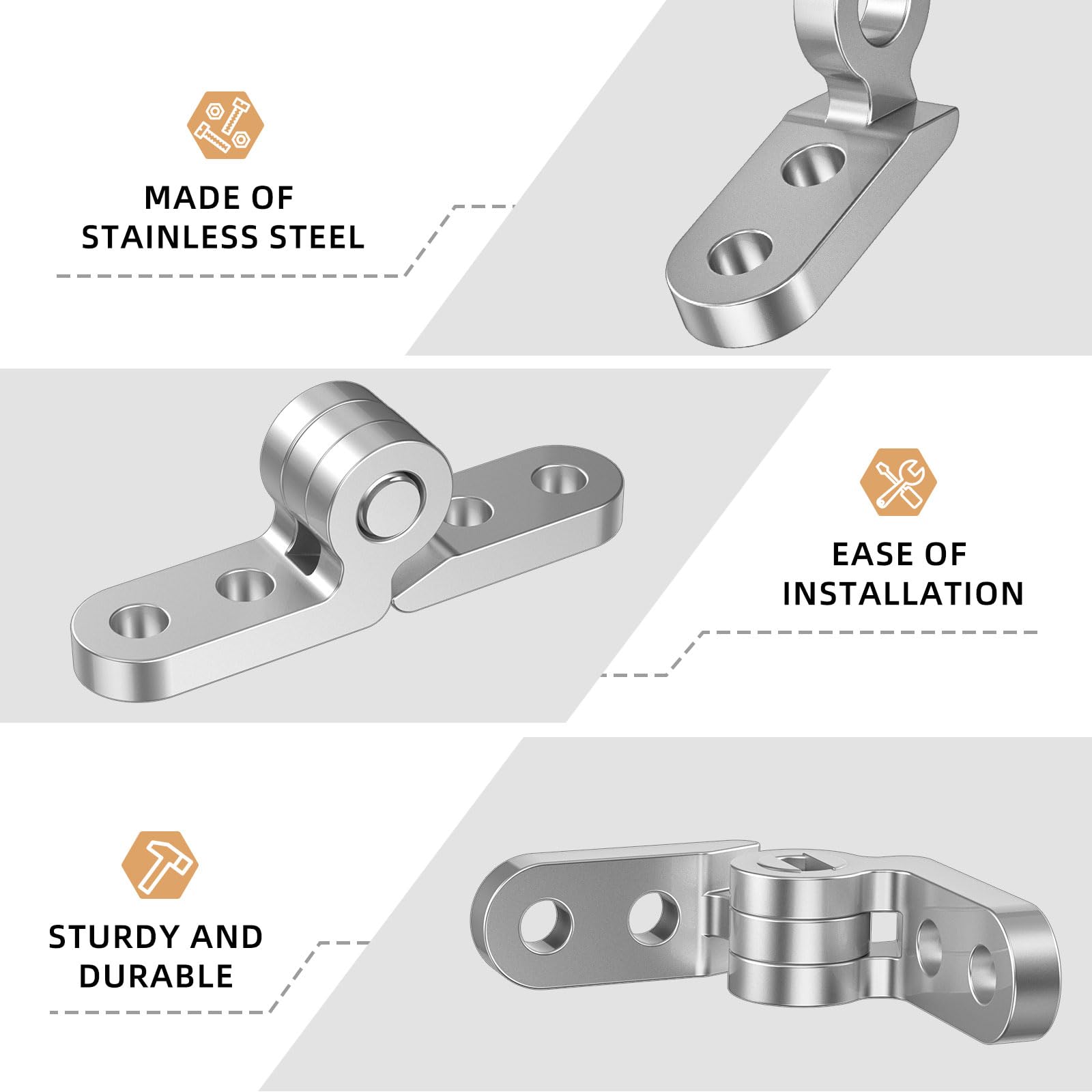 Easy installation illustration of eyeglass hinge replacement