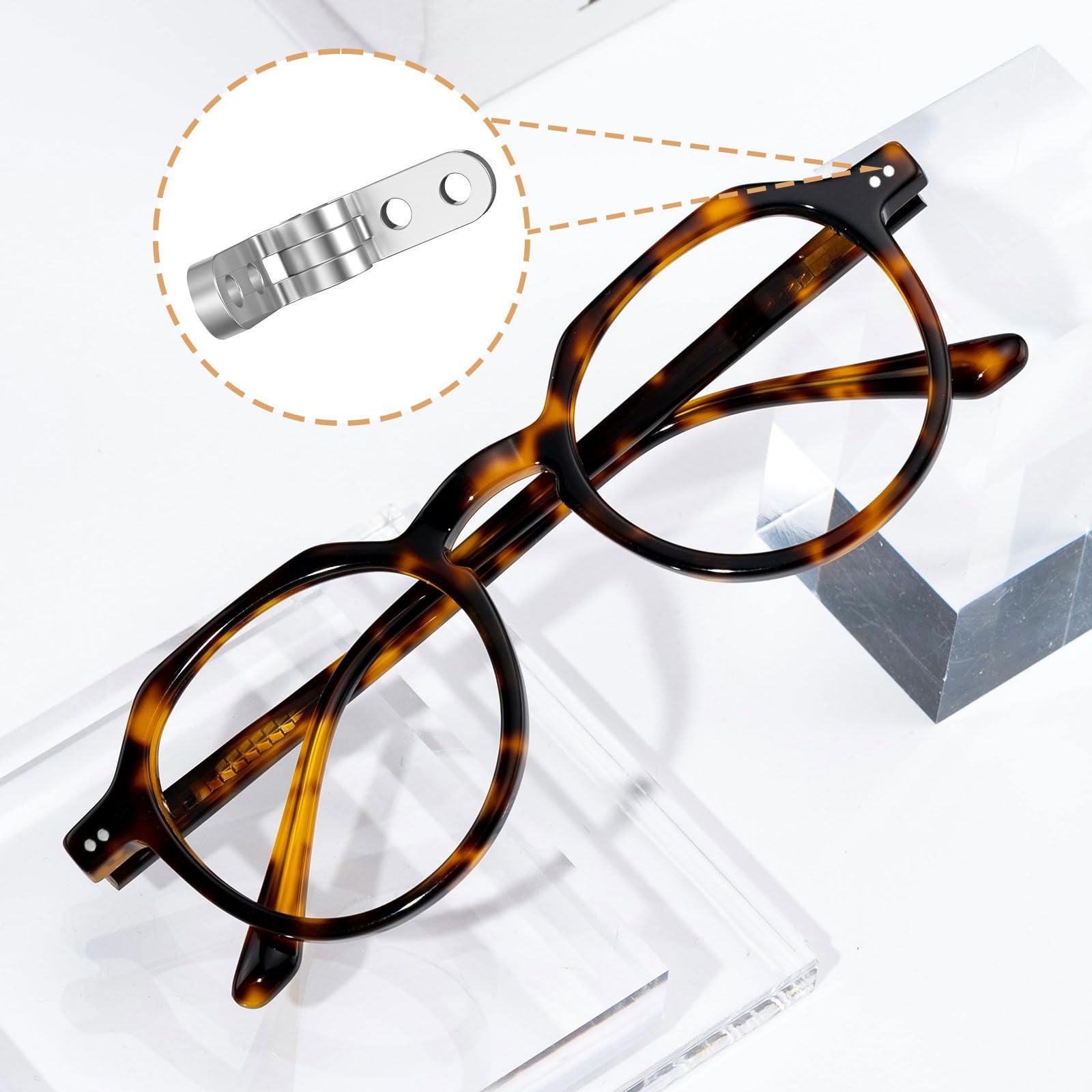 Economical repair to extend glasses life