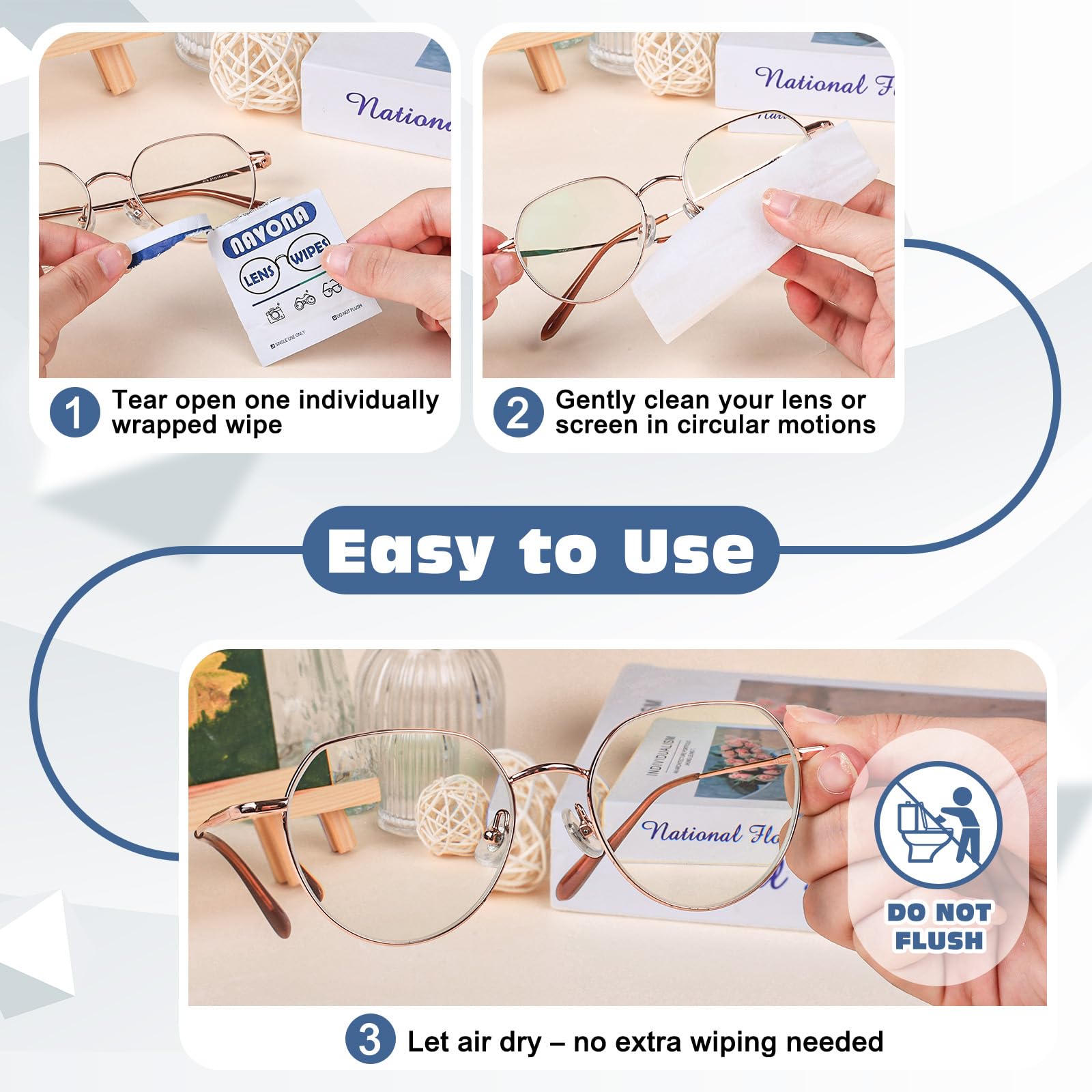 Wipes in individual wrappers with seal – image 7