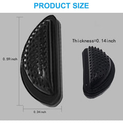 Close-up of anti-slip silicone nose pads for glasses