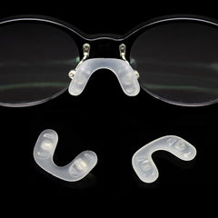 Transparent silicone nose pads for glasses