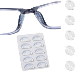 Self-adhesive replacement nose pads for glasses