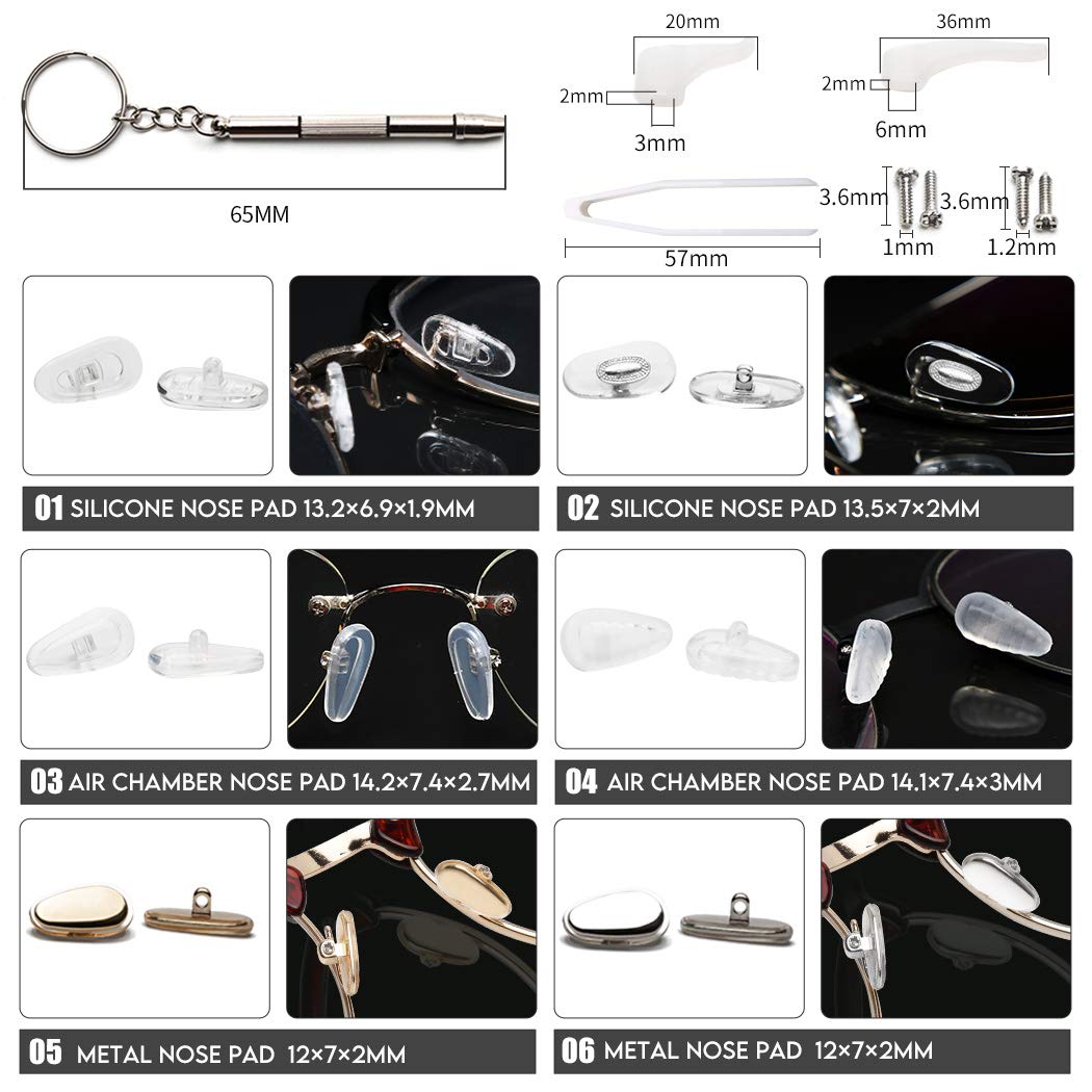 Close-up of silicone nose pad