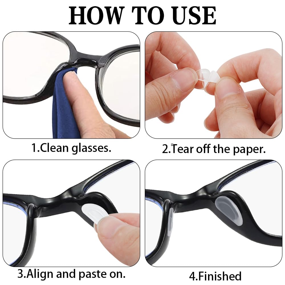 Anti-slip design raises the gap between face and frames to prevent slipping