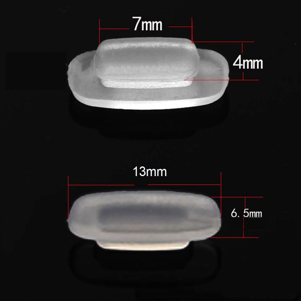 Replacement nose pads kit includes 5 pairs for eyewear