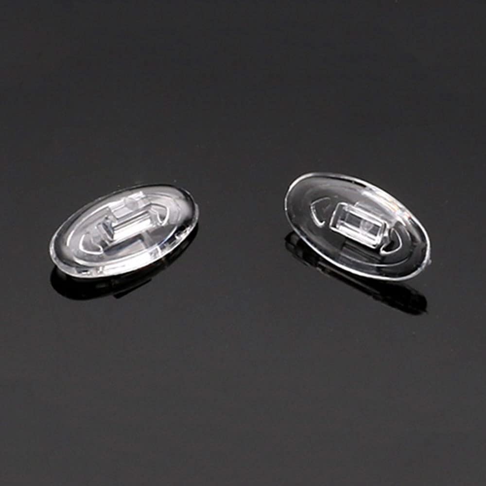 Push-in silicone nose pads 13mm for Oakley Crosshair2.0 and Maui Jim sunglasses - side view