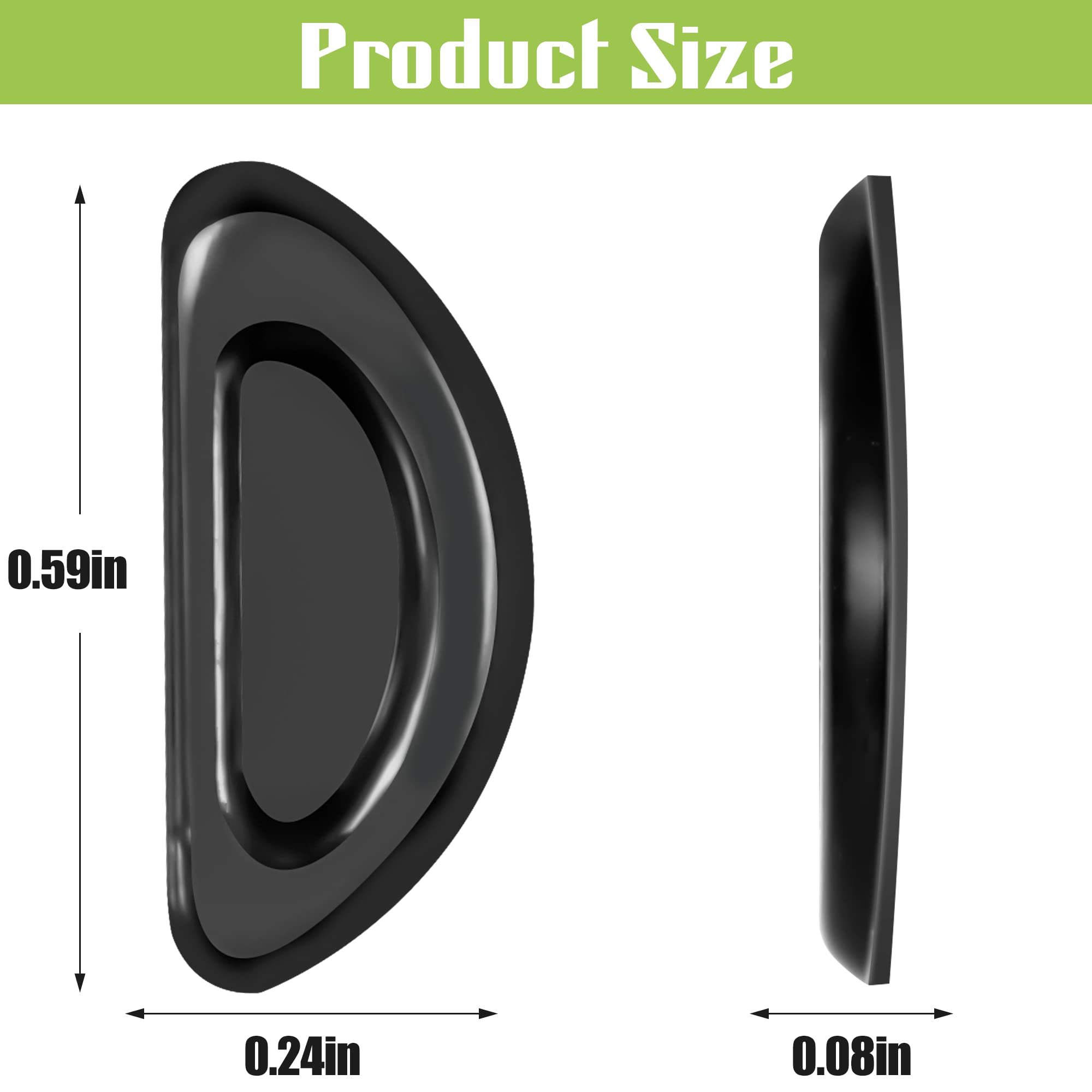 Twenty clear nose pads in upgraded packaging