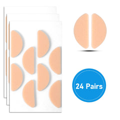 Multiple nose pads arranged on sheets for easy replacement