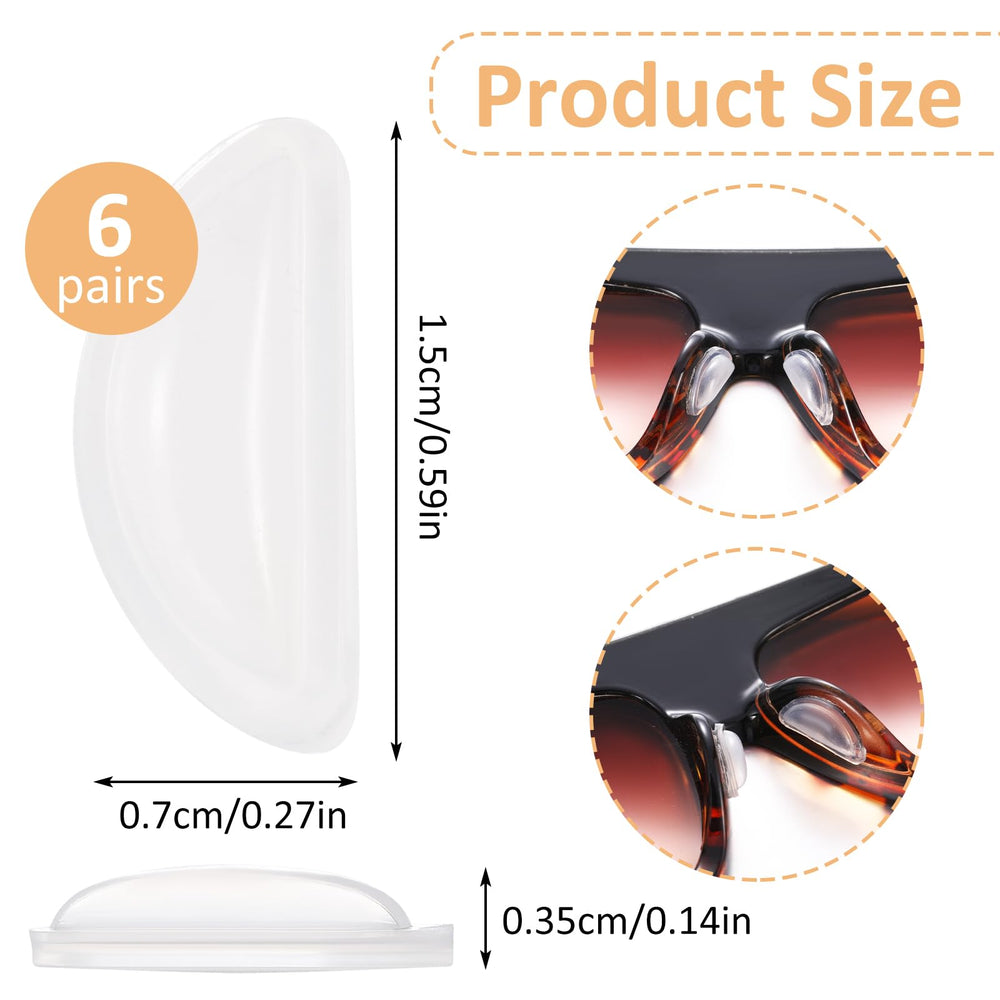 D-type airbag design nose pads provide 0.14 inch height increase