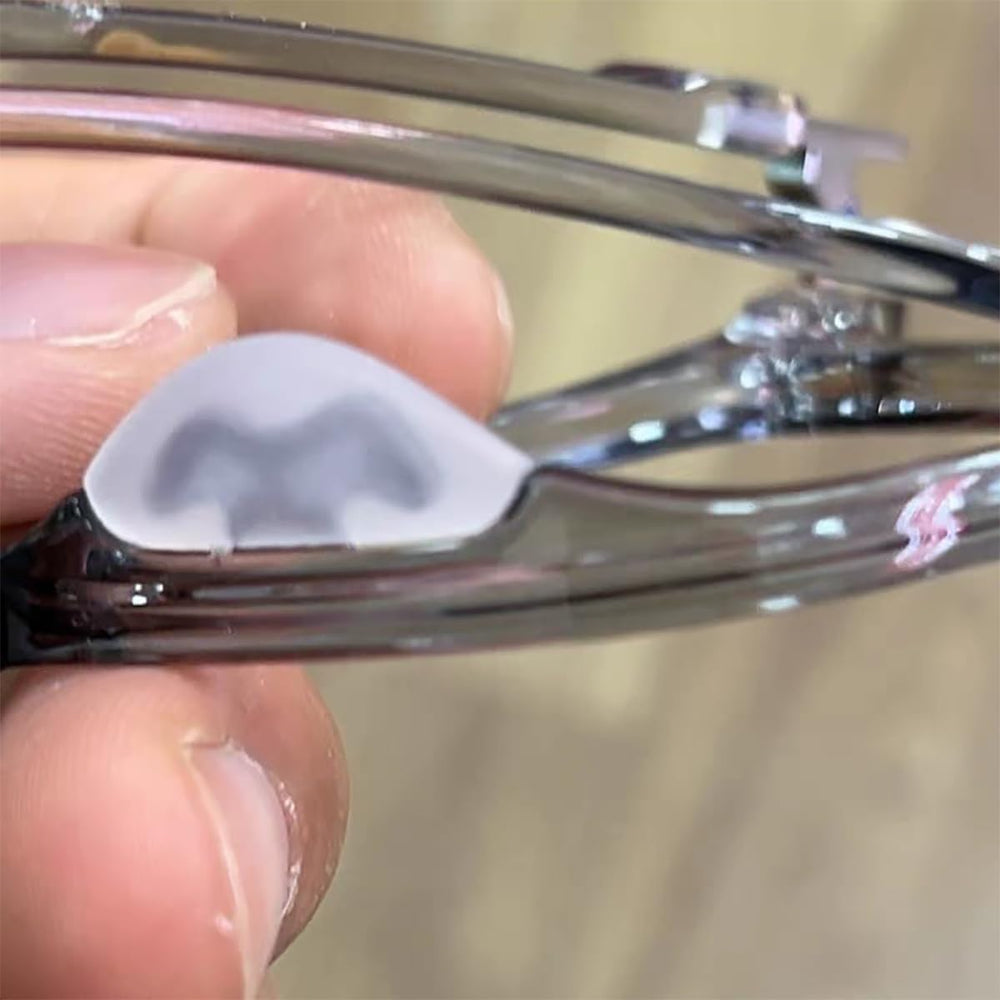 Close-up of soft silicone material for comfortable wear