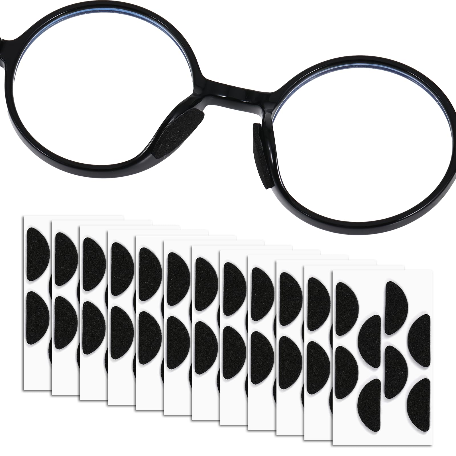 Black 48 pairs of nose pads in packaging