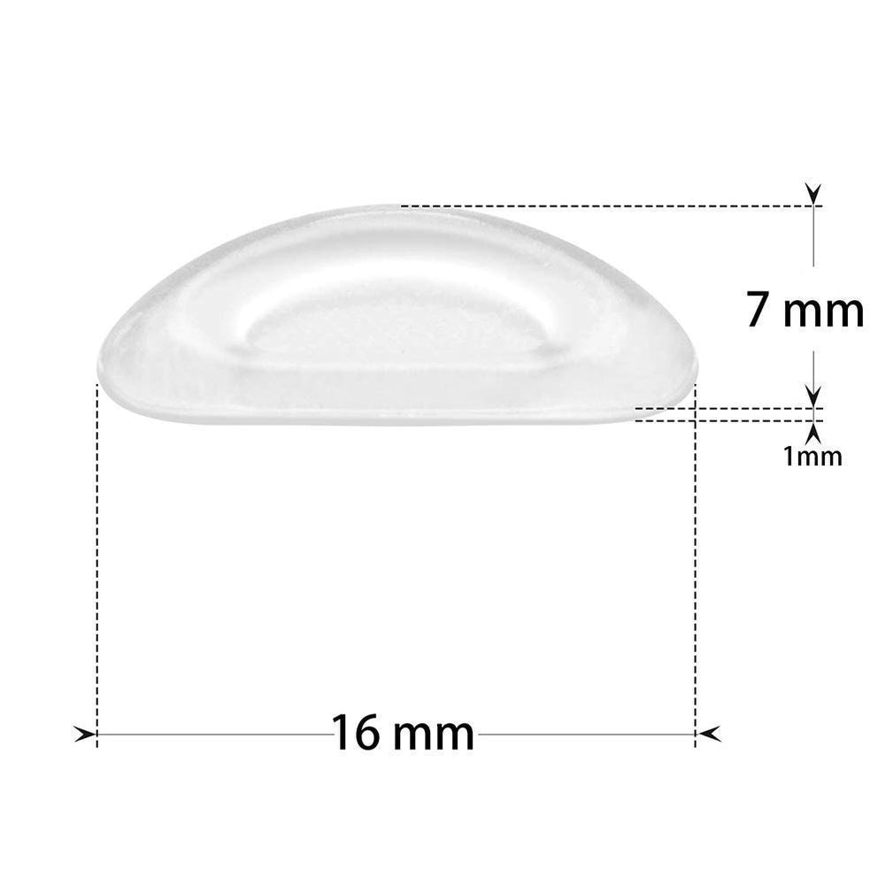 Soft silicone material close-up for nose pads