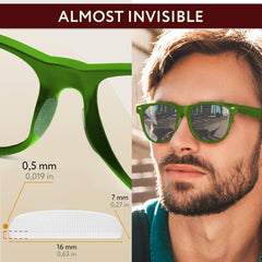 Soft silicone nose pads for comfortable wear