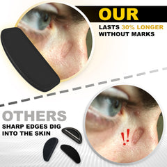 Soft, skin-friendly adhesive nose pad for glasses