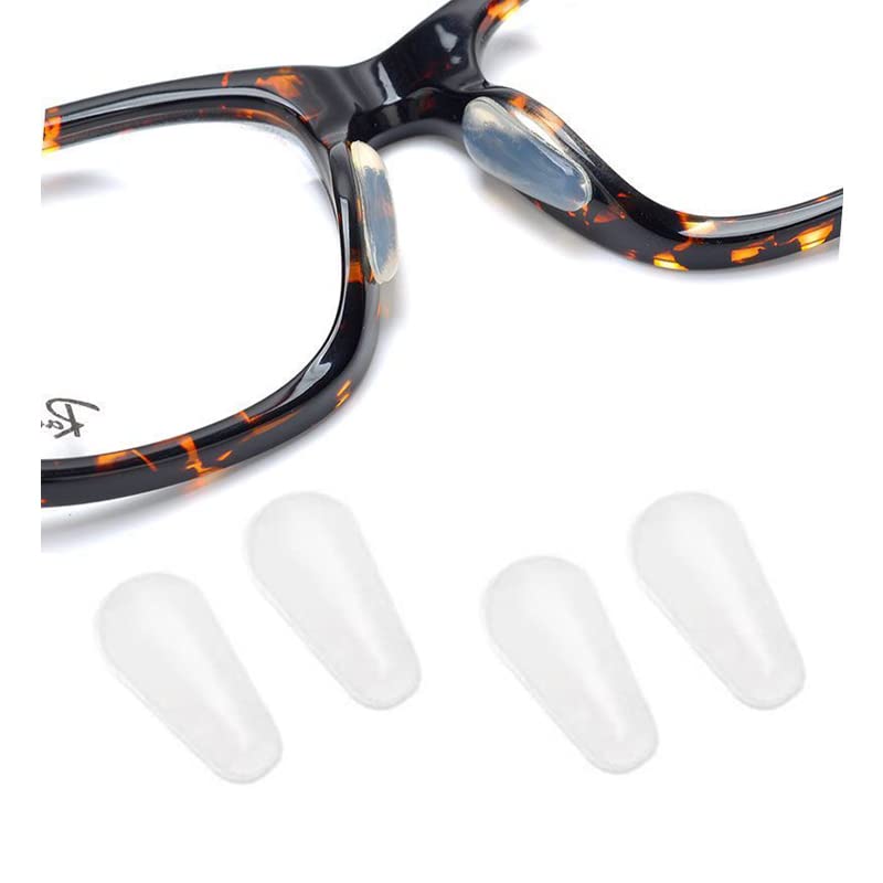 Clear adhesive silicone eyeglass nose pads 1.8mm