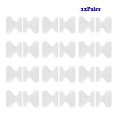 Clear silicone nose pads with 2.5mm thickness